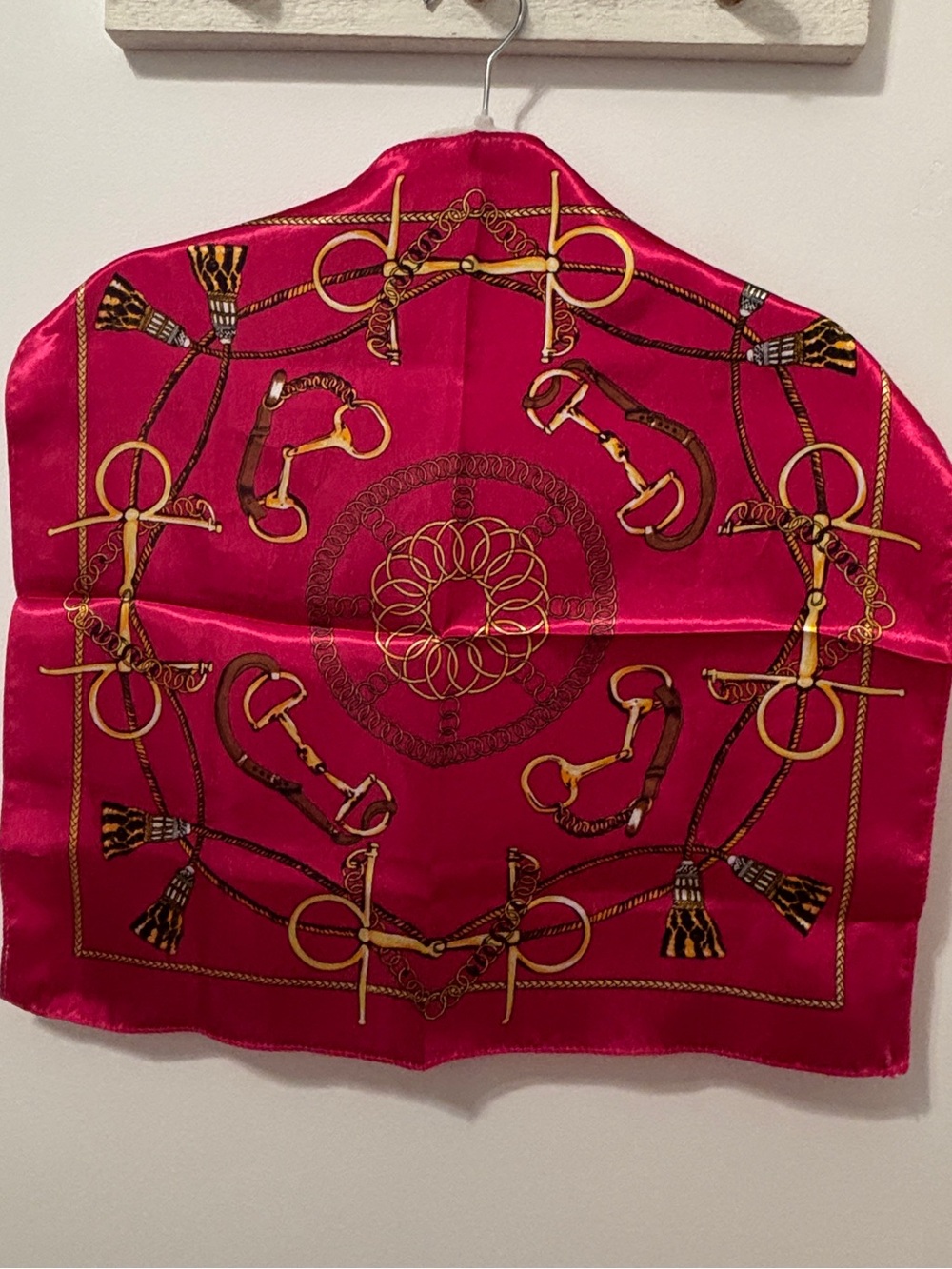 Equestrian Motif Scarf